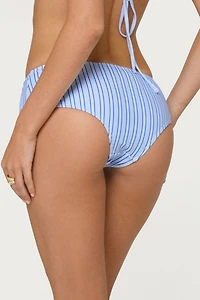 Edikted Blonca Striped Boyshort Bikini Bottom
