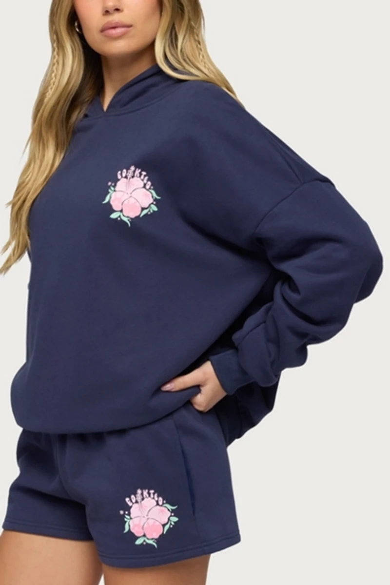Edikted Beach Bloom Hoodie