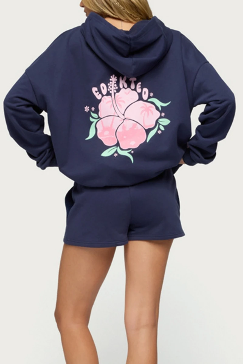 Edikted Beach Bloom Hoodie