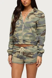 Edikted Lynette Zip Up Hoodie