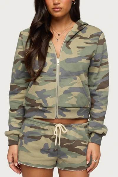 Edikted Lynette Zip Up Hoodie