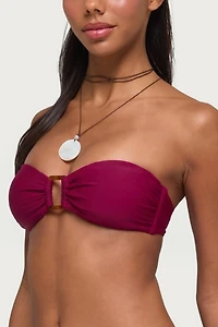 Edikted Silvey Bandeau Bikini Top