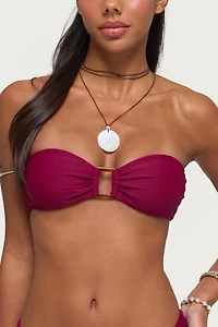 Edikted Silvey Bandeau Bikini Top