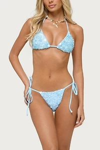 Edikted Grace Sequin String Bikini Bottom
