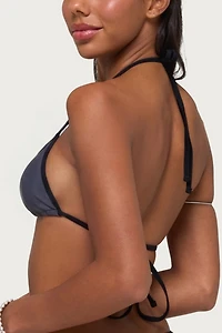 Edikted Kenni Ring Contrast Triangle Bikini Top
