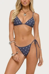 Edikted Janina Studded String Bikini Bottom