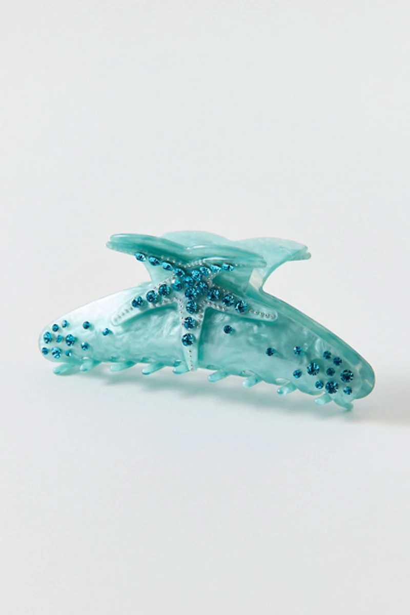 Sea-ing Stars Rhinestone Claw Clip