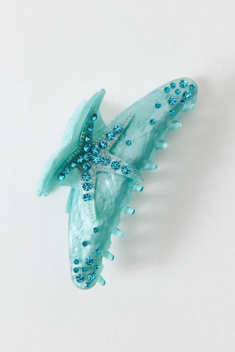 Sea-ing Stars Rhinestone Claw Clip