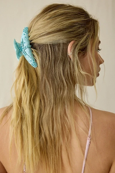Sea-ing Stars Rhinestone Claw Clip
