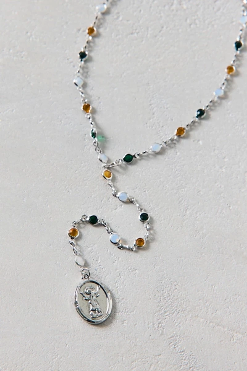 Gemstone Lariat Necklace