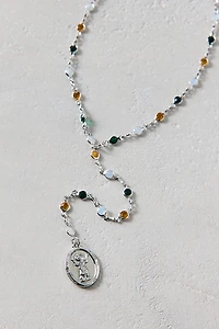 Gemstone Lariat Necklace