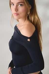 Out From Under All Nighter Seamless Foldover Off-The-Shoulder Top