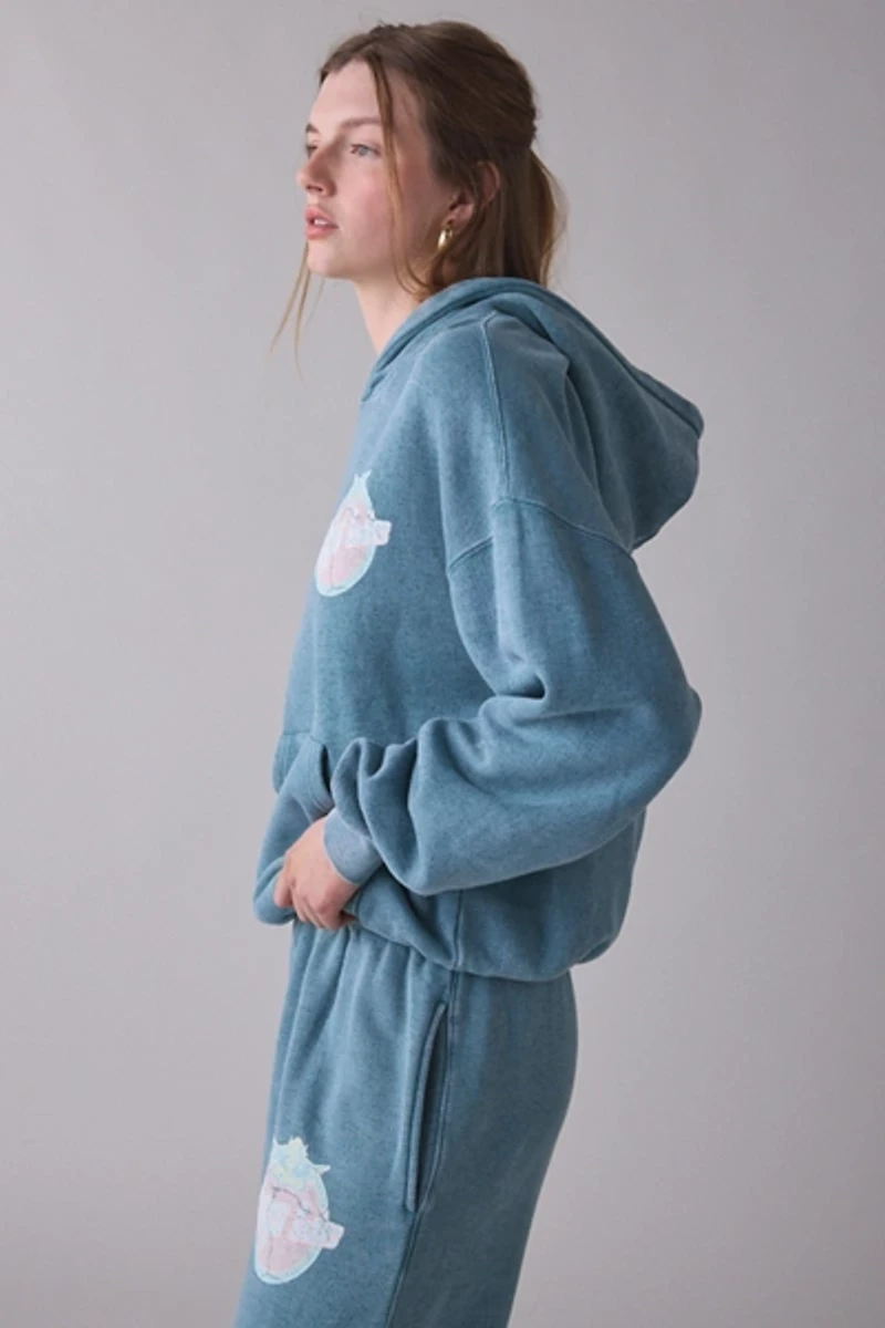 Boys Lie Breakfast Beers Graphic Racer Hoodie Sweatshirt