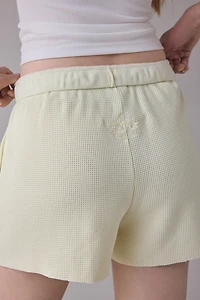 Boys Lie Butter Me Up Stitched Graphic Basic Shorts