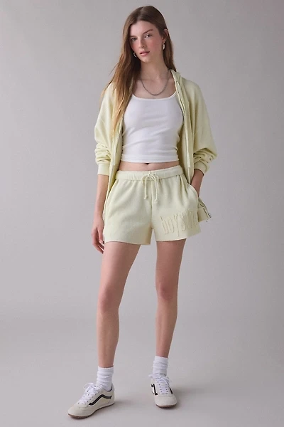 Boys Lie Butter Me Up Stitched Graphic Basic Shorts