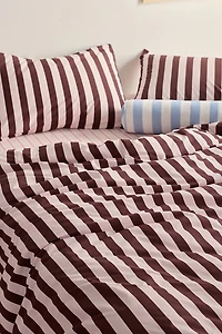 Sabine Striped Patterned Cotton Percale Duvet Cover