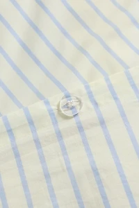 Sabine Striped Patterned Cotton Percale Duvet Cover