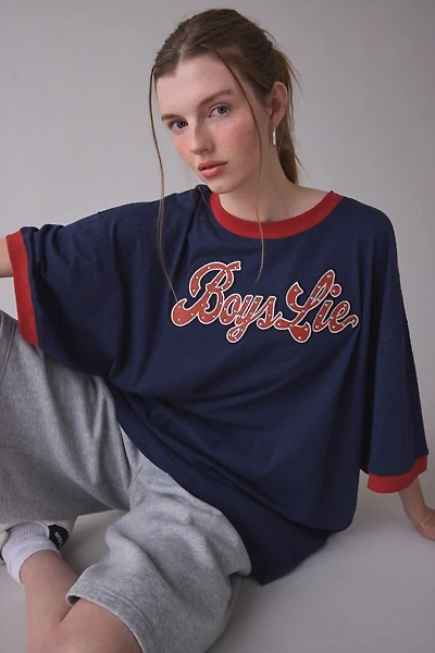 Boys Lie Stud Wrangler Graphic V2 Boyfriend Tee