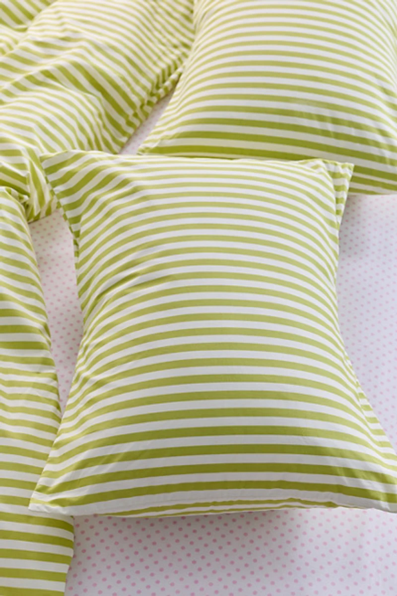 Sabine Striped Patterned Cotton Percale Sham Set