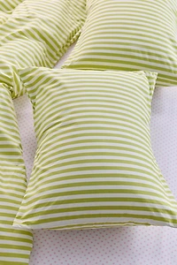 Sabine Striped Patterned Cotton Percale Sham Set
