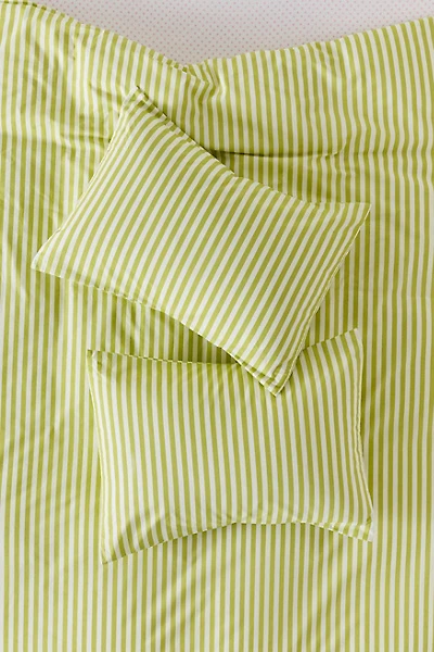 Sabine Striped Patterned Cotton Percale Sham Set