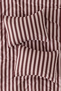 Sabine Striped Patterned Cotton Percale Sham Set