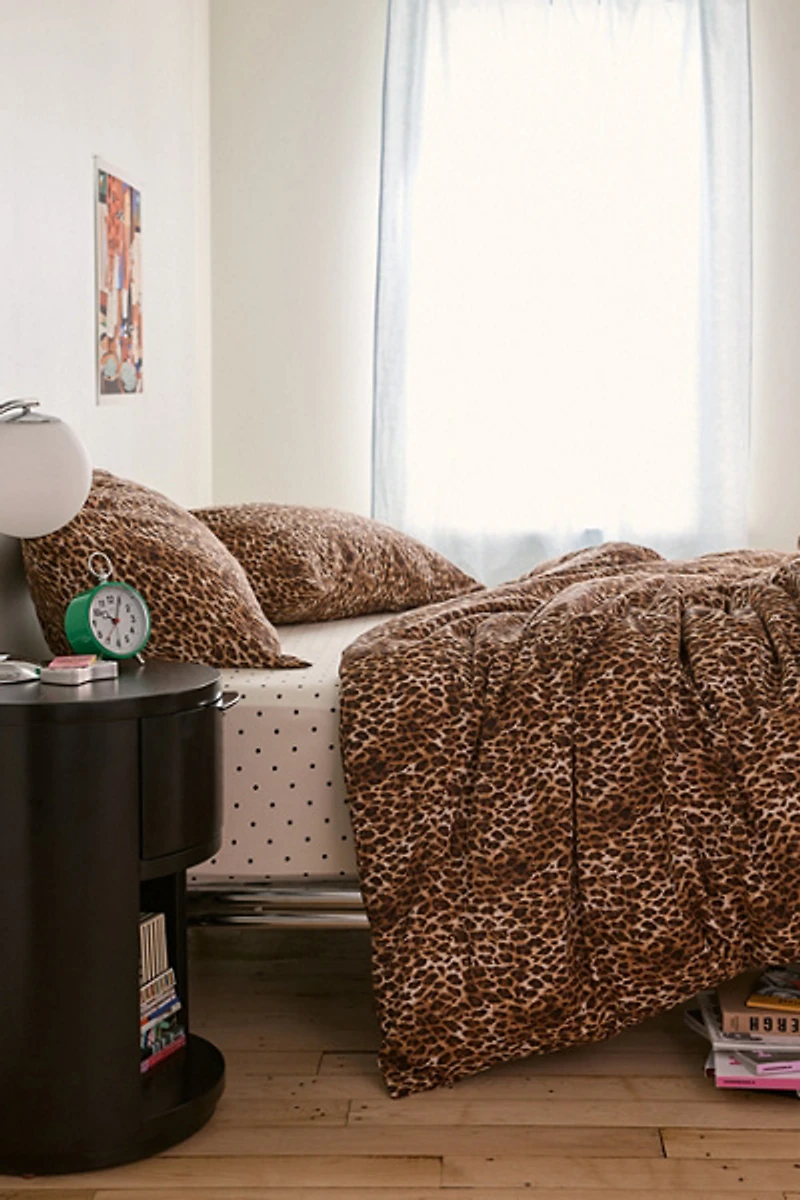 Lena Cheetah Patterned Duvet Cover Set