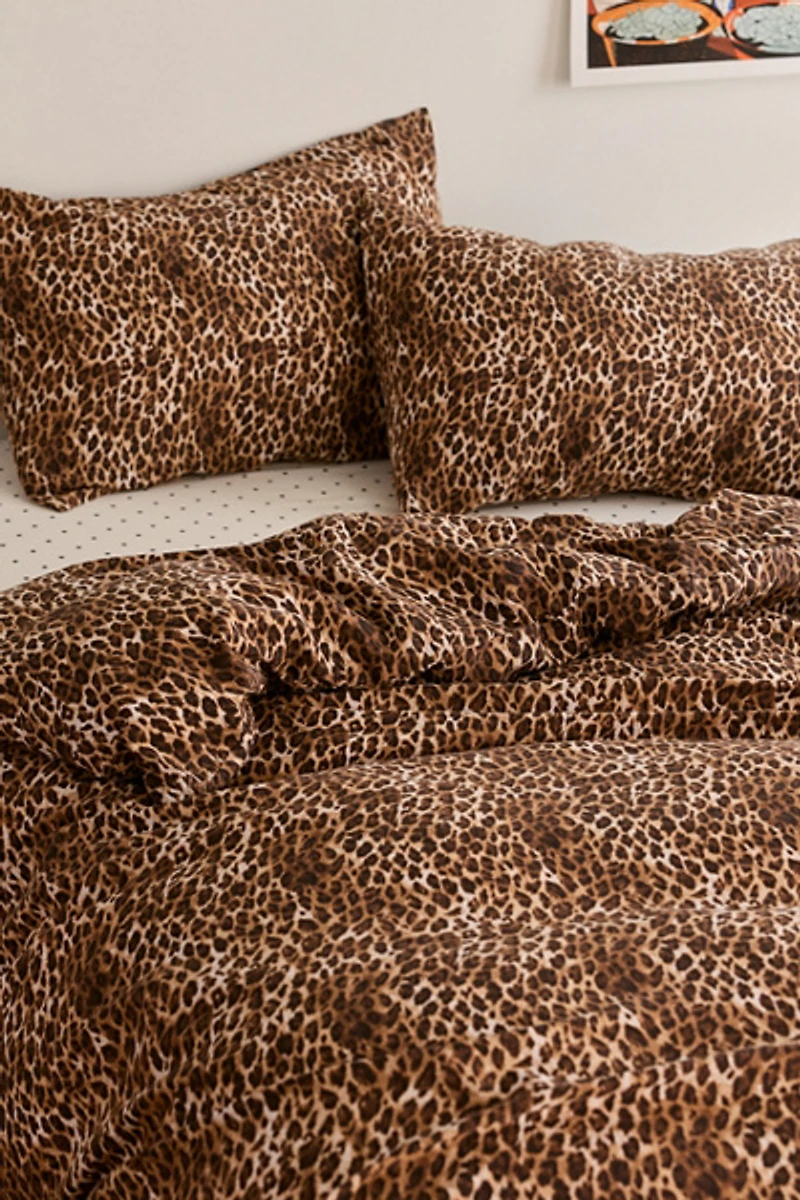 Lena Cheetah Patterned Duvet Cover Set