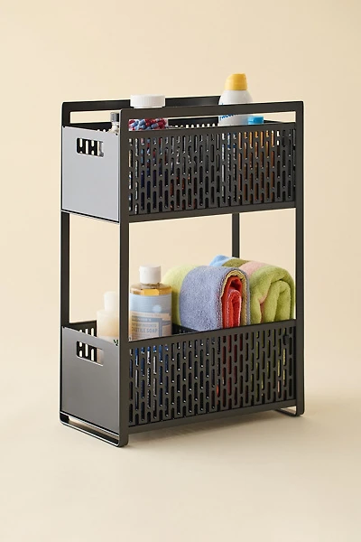 Vera Two-Tier Steel Cabinet Organizer
