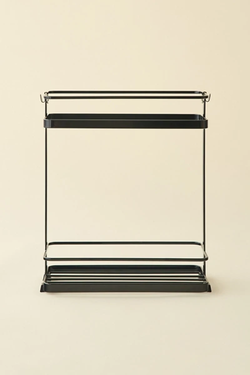 Delaney Two-Tier Steel Storage Caddy