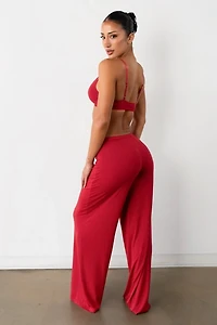 Vitality Float Rib Boxer Wide Leg Pant