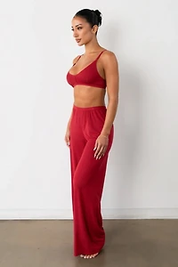 Vitality Float Rib Boxer Wide Leg Pant