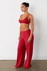 Vitality Float Rib Boxer Wide Leg Pant