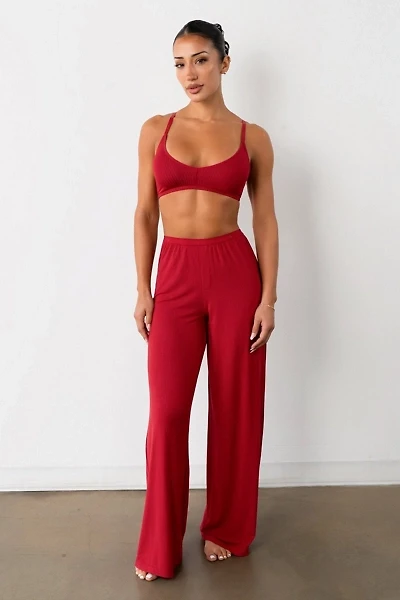 Vitality Float Rib Boxer Wide Leg Pant