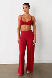 Vitality Float Rib Boxer Wide Leg Pant