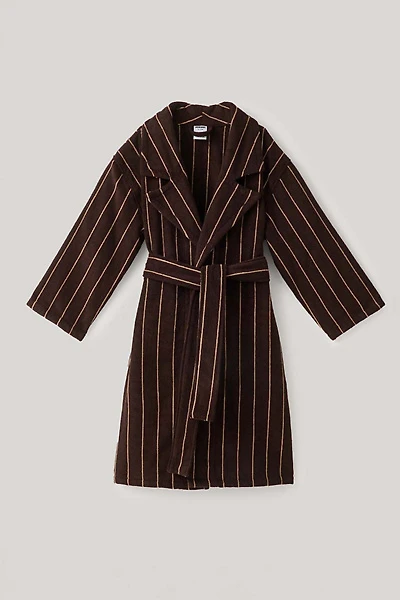 Hommey Striped Cotton Robe