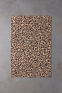Reversible Animal Print Braided Rug