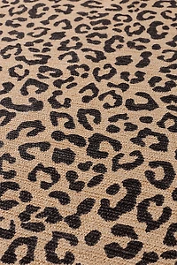 Reversible Animal Print Braided Rug