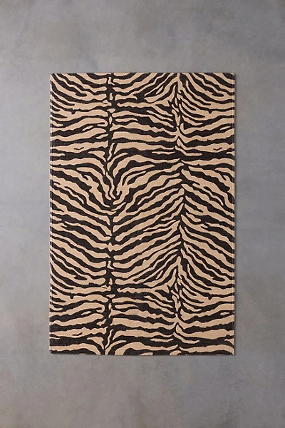Reversible Animal Print Braided Rug