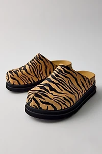 Azalea Wang Sarinda Calf Hair Clogs