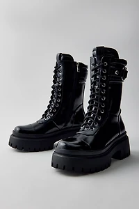 Azalea Wang Wednesday Patent Platform Boots