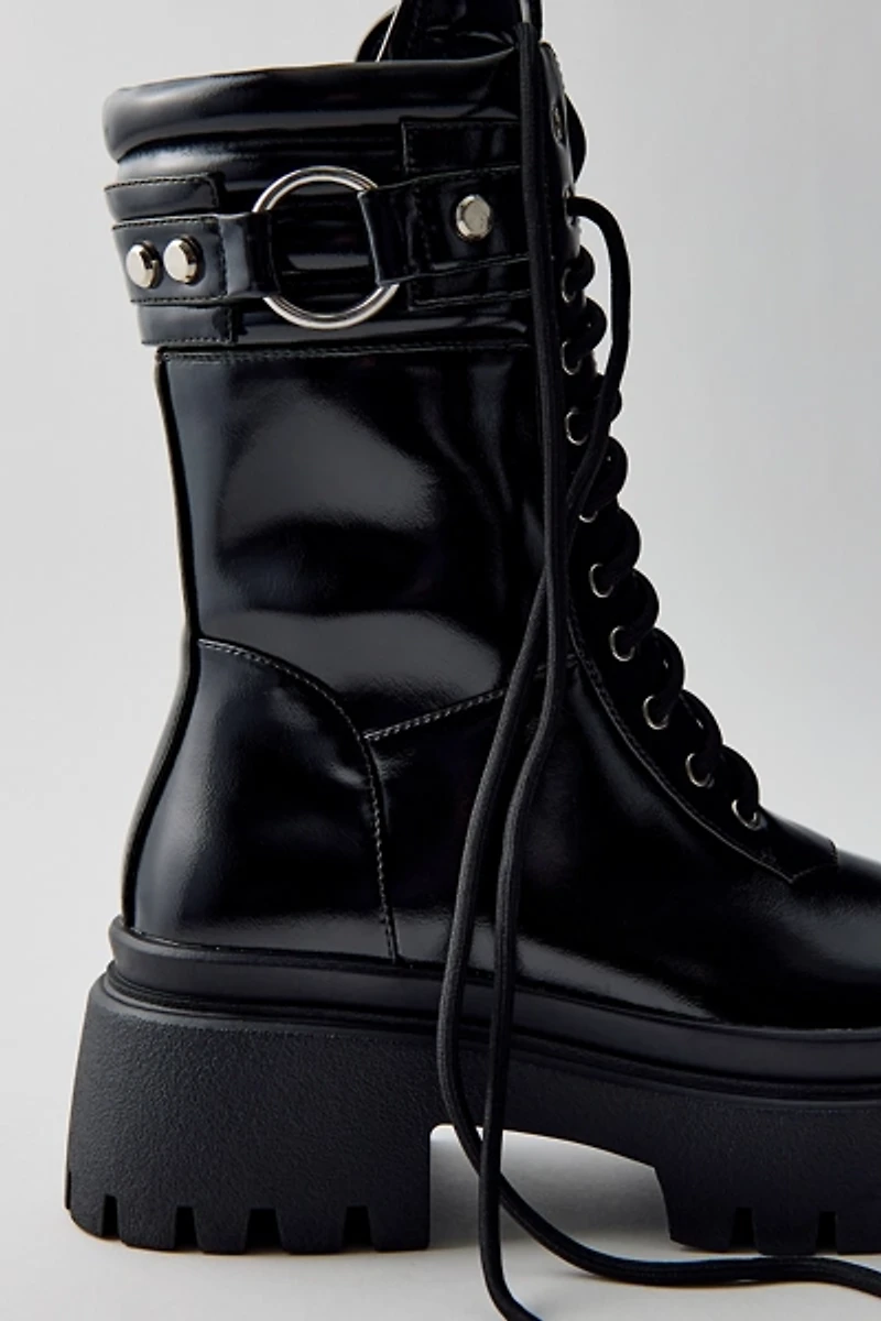 Azalea Wang Wednesday Patent Platform Boots