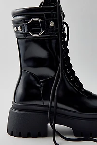 Azalea Wang Wednesday Patent Platform Boots