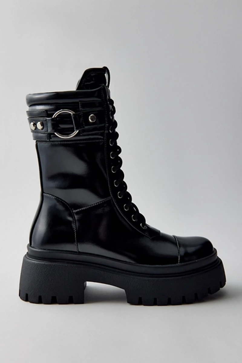 Azalea Wang Wednesday Patent Platform Boots