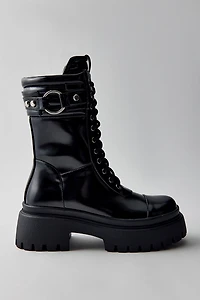 Azalea Wang Wednesday Patent Platform Boots