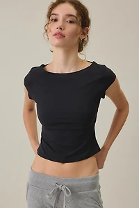 Out From Under Saturday Sculpt Open-Back Tee