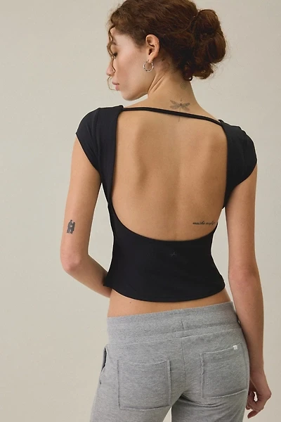 Out From Under Saturday Sculpt Open-Back Tee