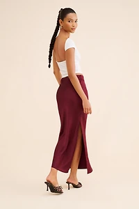 Glamorous Satin Slip Maxi Skirt