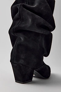 Azalea Wang Francoise Suede Slouch Boots