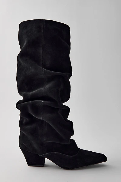 Azalea Wang Francoise Suede Slouch Boots
